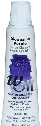 wOil 37ml Water Mixable Oil Color, Dioxazine Purple