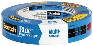 3M ScotchBlue 2090 Safe-Release Painters Tape, 60 yds Length x 1" Width, Blue
