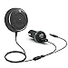 VICTONY Bluetooth Hands-Free Care Kit,Music Receiver,Audio Music Streaming，Support NFC,Magnetic Base,Dual USB Car Charger(V-CTA)