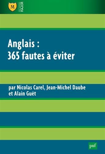 Anglais, 365 fautes à éviter
