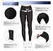 Kamots Beauty Butt Lifting Leggings High Waisted Women Cellulite Stretchy Workout Yoga Pants Black