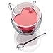 Heart Mug - Heart Shaped Mug Tea Cups Glass Coffee Cups | Double Wall Insulated Mugs Set Of 2 | 9.5 oz With Two Glass Spoons - JECOBI