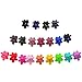 60 Pcs Petal Hair Clips, Bantoye Girls Beautiful Mini Flower Hair Clips Hair Accessories for Girls and Women, Random Color