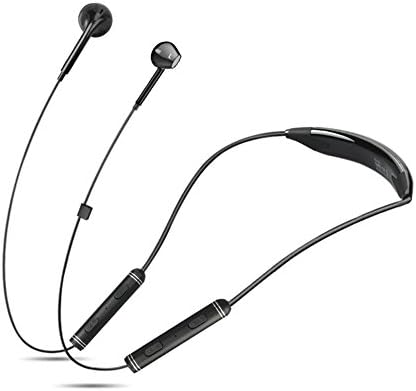 Bluetooth V4.1 Earphone Sweat-proof Stereo Sports Headphone with Mic NFC Noise Canceling Function Fits for for IOS Android Smart phone Tablet Pad -Black