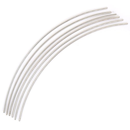 Musiclily Sintoms Premium Guitar Fret Wire Fretwire Set for Fender Vintage Fender Bass Banjo Acoustic Guitar,2.0MM Small Size Nickel Silver Extra Hard