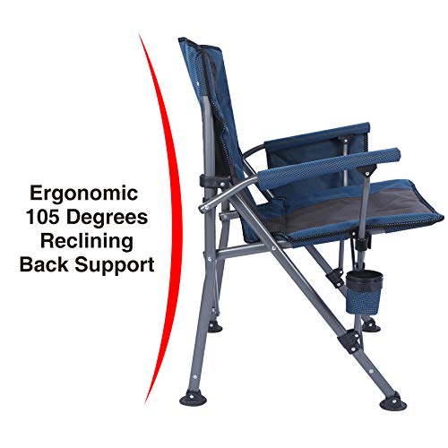 REDCAMP Oversized Camping Chairs for Adults, Comfortable Heavy Duty