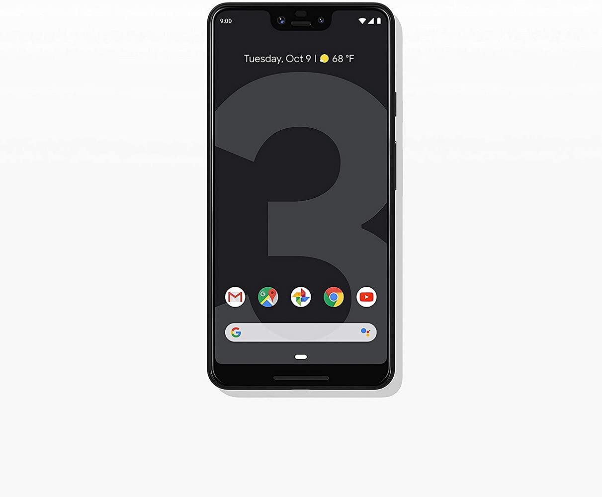 Google Pixel 3 XL, 64GB, Black, SIM Free