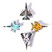 EXERCISE N PLAY Airplane Toys Set, Die Cast Metal Toy Airplanes Set of 4, Pull Back Model Airplanes Gift for Kid Over 3 Years, Friction Powered Design (Military Planes and Jets)