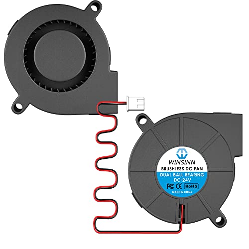 WINSINN 5015 Blower Fan 12V, 3D Printer 24 Volt