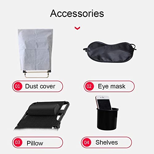 Liegestuhl Sonnenliege Gartenliege Lounge Sessel Klappbarer Liegestuhl für Sonnenliegen mit gepolsterten Kissen und… – Bild 8