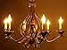 Chrasy 5-Pack 4W E14 Filament Bulb 360LM (45 Watt Equivalent) E14 Base LED Bulb Edison Light Bulb C35 Vintage Edison Bulb Candle Light Warm White 3000K AC 110V