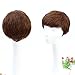 Short Wig for Women Cute Brown Short Pixie Wig Heat Resistant Synthetic Fake Hair Looks Natural Real Wigs