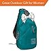 Teal Small Sling Backpack by Savvy Outdoors
