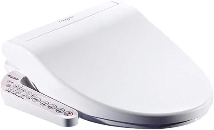 QUWN-Electric Intelligent Toilet Seat,Smart Heated Bidet Toilet Seat Deodorization,Energy-Saving Technology,Water Seat Heater,Warm Air Dry,White