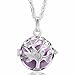 EUDORA Life Tree Harmony Bola Angel Chime Caller 18mm Pregnancy Pendant Perfume Necklace Prayer Bell Orchid