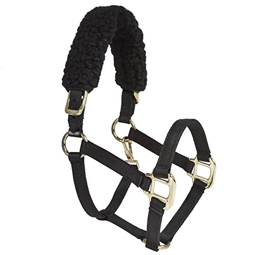 Intrepid International Basic Fleece Halter Crown Cover Black