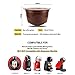 3Pcs Dolce Gusto Capsules espresso Refillable Pods Reusable Compatible with Nescafe Machine