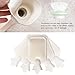 BOENFU Premium Classic Rubber Hot Water Bottle with Luxurious Faux Fur Cover, Great for Warmth Ease Aches Pains and Menstrual Cramps, Aid Comfort Sleep, Ideal Xmas Gift (2 Liters, Cream Color)