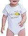 7 ate 9 Apparel Baby's Could I bee any cuter? Onepiece 0-3 Months Yellow and Black