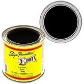 ONE SHOT/A.S.E.T. KUSTOM 199L4 LETTERING ENAMEL LETTERING BLACK 4OZ
