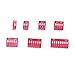 Haobase 35Pcs/Lot Dip Switch Kit in Box 1 2 3 4 5 6 8 Way 2.54mm Toggle Switch Red Snap Switches Kit(Each Value 5Pcs)