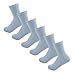 Pack of 6 ,HOEREV Women's Bamboo Fiber Breathable Daily Socks