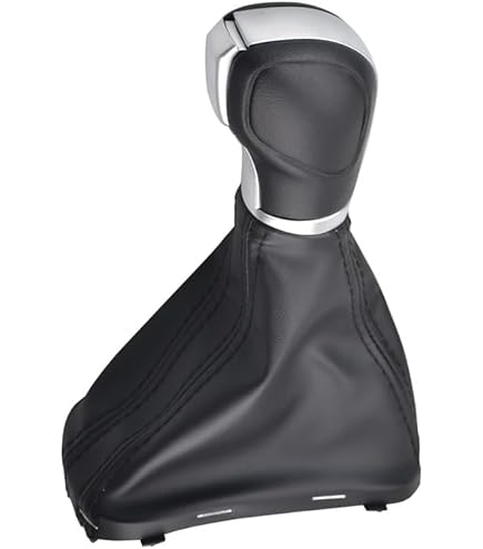 Pomo De Cambio Manual De 5 Velocidades Para Chevrolet Matiz Spark M300 (2011-2016) – Funda De Cuero PU Negro, Resistente Y Fácil De Instalar