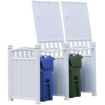 amazon.com : leisure season horizontal refuse storage shed