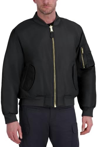 Amazon.com: Army Universe Navy Blue MA-1 Military Flight Jacket
