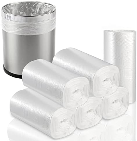 Cy3Lf 2 Gallon Light Duty Wastebasket Trash Bags, Clear...