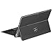 HERNGEE Surface Carbon Fiber Texture Protective Decal Skin Protector PVC Skin Stickers Cover Stickers Compatible with Surface Pro 4 / New Surface Pro 2017, Black