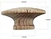 AMEPROSUPPLY Extra Large Big Jumbo Wood Knobs for Bifold Door, Solid Birch Oversized Unfinished Wooden Door Cabinet Hardware for Bi fold Doors, 2 inch Closet Door Knob Pulls, Pack of 6 with Screws