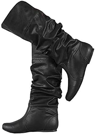 womens leather slouch boots