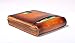 RFID Men's Leather Zipper wallet Zip Around Wallet Bifold Multi Card Holder Purse (Handmade Brown)