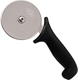 Bakeitfun Premium Pizza Cutter, Stainless Steel Razor Sharp Wheel Slicer With Black Handle, Cuts Effectively Without Ruining Your Toppings, For Home Kitchen And Professional Use