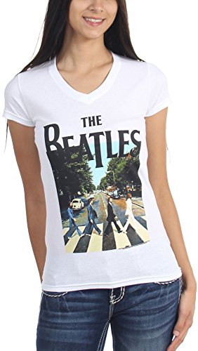 The Beatles Womens Abbey Road V Neck T Shirt Size Desertcart Tunisia