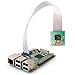 Raspberry Pi Zero CSI Mini Camera Module 5MP 1080p Webcam Support OV5647 Sensor Video with Pi Zero Ribbon Cable & FPC Cable for Raspberry Pi Model A/B/B+,Pi 2 and Raspberry Pi 3, Pi Zero/Zero W