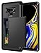 SAMONPOW Galaxy Note 9 Case Hybrid Dual Layer Protective Note 9 Wallet Case Card Holder Shell Anti-Scratch Hard Defence Soft Rubber Bumper Cover Case for Samsung Galaxy Note 9 (2018) - Black