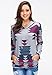 FanShou Women Plus Size Long Sleeve Hoodie Printed Hooded Sweatshirt Pullover