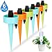 Lonfenner Self Watering Spikes 6PCS Plant Watering Devices Automatic Watering Device with Slow Release Control Valve Switch, Automatic Irrigation Equipment with No Leak for Garden, Home and Vacation