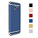 CROSYMX Galaxy S7 Edge Case Back Cover, Ultra Slim & Rugged Fit Shock Drop Proof Impact Resist Hard Protect Case for Samsung Galaxy S7 Edge (5.5'')(2016) - Blue