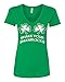 St. Patrick's Day Lucky Me! Irish Unicorn Funny Women's V-Neck T-Shirt