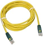 Tripp Lite Cat5e 350MHz Molded Cross-over Patch Cable (RJ45 M/M) - Yellow, 10-ft.(N010-010-YW)