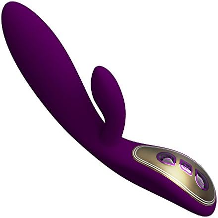 Girls Gift Upgraded Silicone, 7 Kinds strong Mode, 100% waterproof, Dual Motor with High Sensitive Musical Frequency Conversion Technology Handheld Magic Wand Massager(purple)