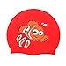 Calunce Kids Cute Cartoon Critter Cap Silicone Swim Hat