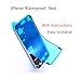 Ogodeal Screen Adhesive Waterproof Pre-Cut Seal Strips Stickers for iPhone 7 Plus White 2 Pack