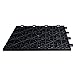 BlockTile B0US4230 Garage Flooring Interlocking Tiles Coin Top Pack, Black, 30-Pack