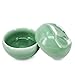 ZHAMS Kungfu Teacup,Chinese Long-Quan Celadon Teacup,Tea Set, Set of 4