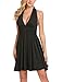 SE MIU Women Sexy V Neck Halter Sleeveless Party Cocktail Mini Casual Short Dress