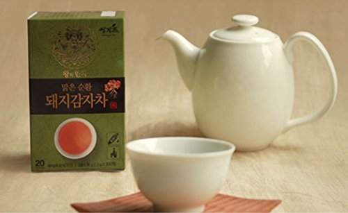 Korean Organic Ssanggye Tea Premium [ Jerusalem Artichoke Tea ] with Tangerine Peel Hydrangea Leaves Fermented Green Tea - Thumbnail 2